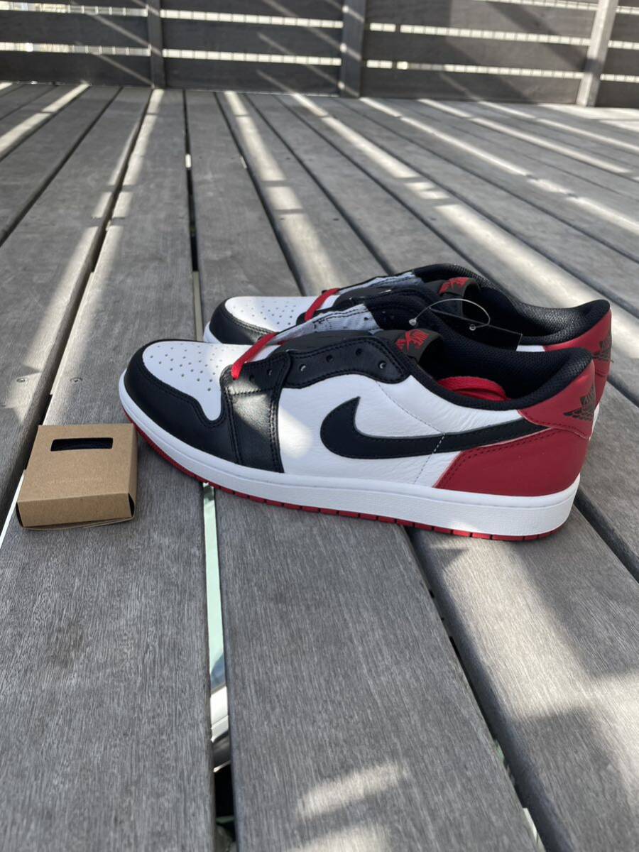 送料無料 新品 27.5cm Nike Air Jordan 1 Low OG “Black Toe”拍卖
