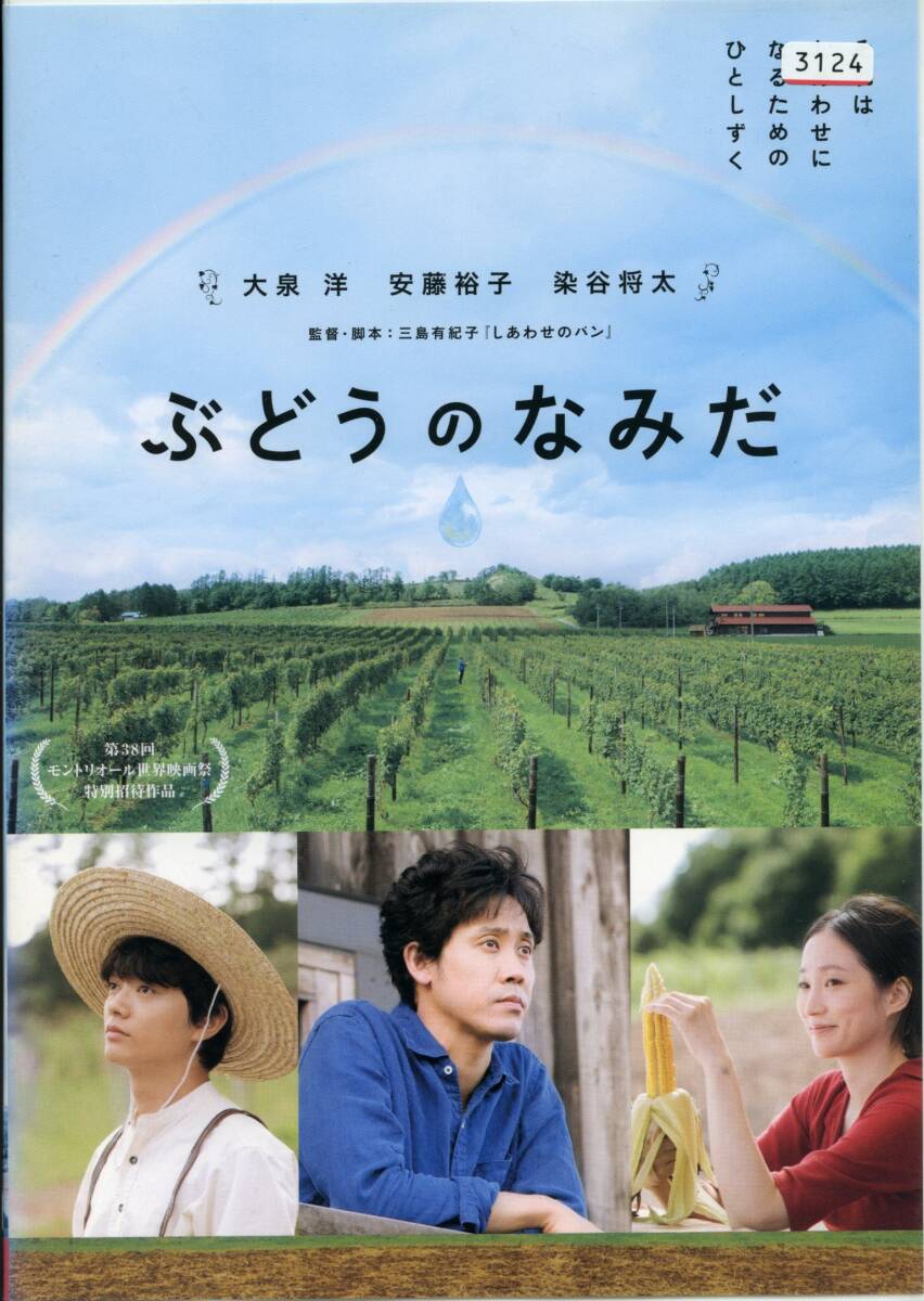 ★ぶどうのなみだ★大泉洋/安藤裕子/染谷将太(DVD・レンタル版)拍卖