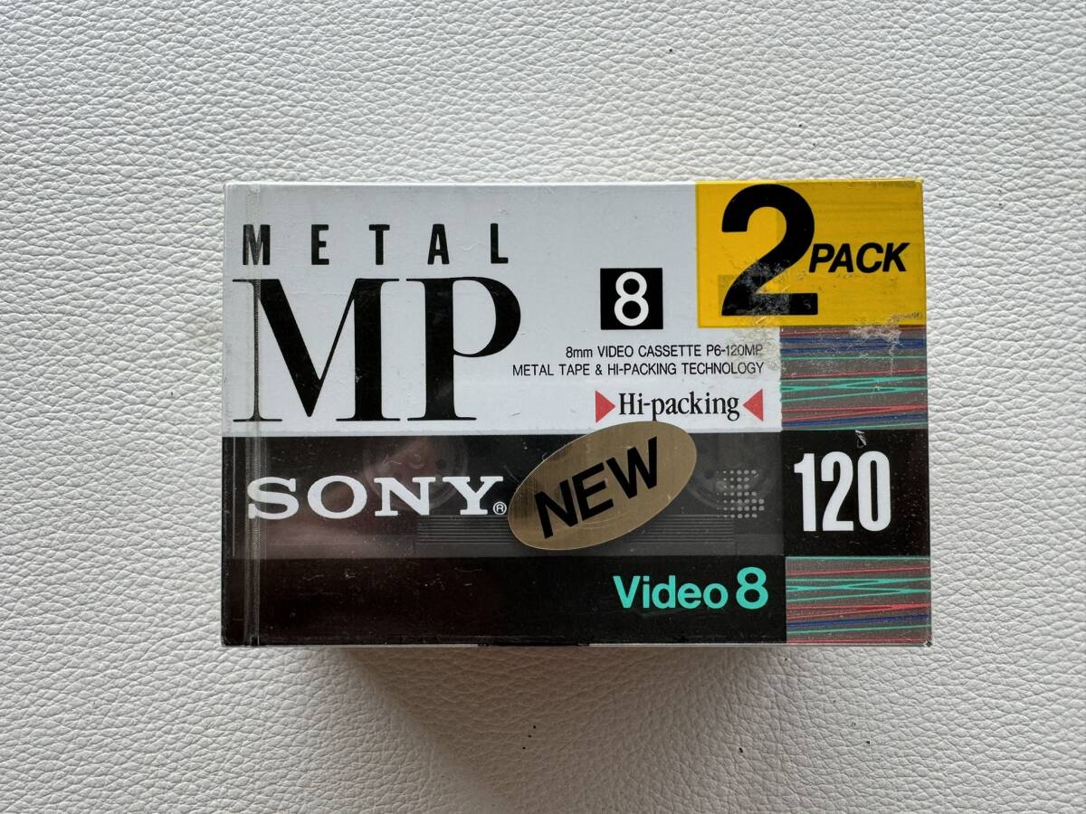 ■【新品】希少SONY METAL MP 8㎜ビデオカセットテープ 2P6-120MPB 2Pack品 ■拍卖