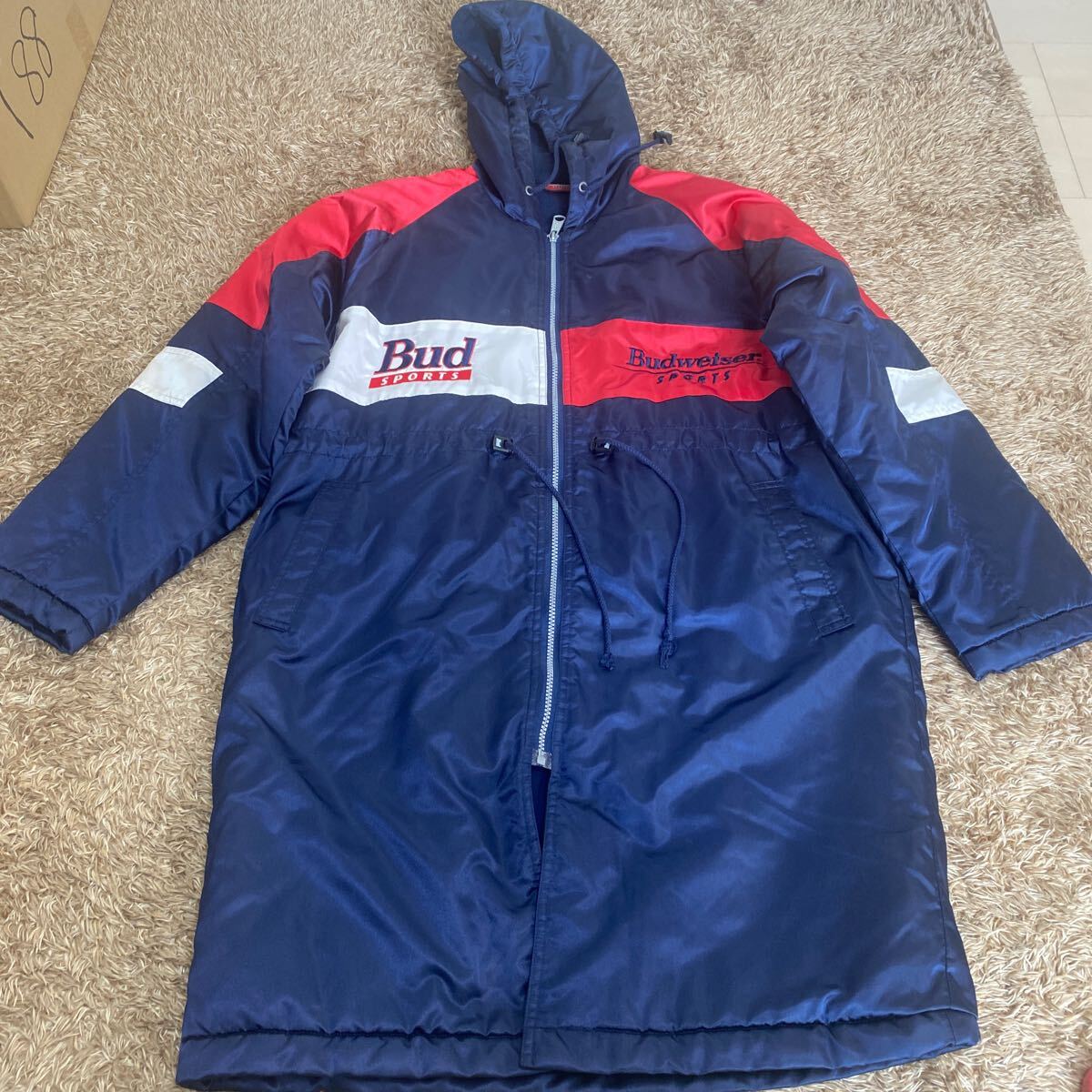 t90 Budweiser ベンチコート サイズM表記 中国製拍卖