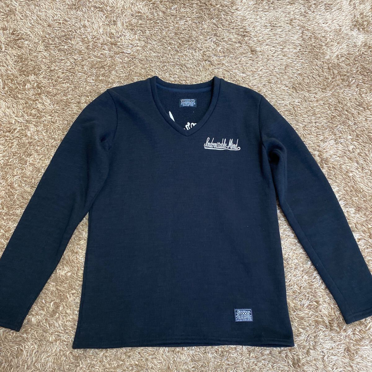 j5 STOOGE&CO 裏起毛シャツ 刺繍 サイズM表記 中国製拍卖