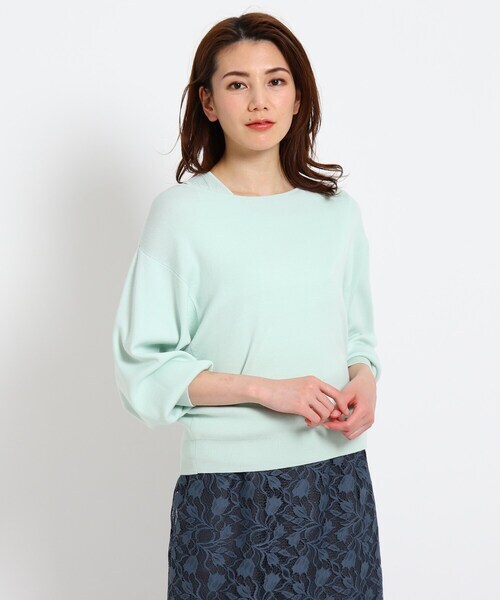 新品タグ付き ワールド COUP DE CHANCE クードシャンス 洗えるニットプルオーバーとタンクトップの2点セット 着回し力の高いアイテム 38(M)拍卖