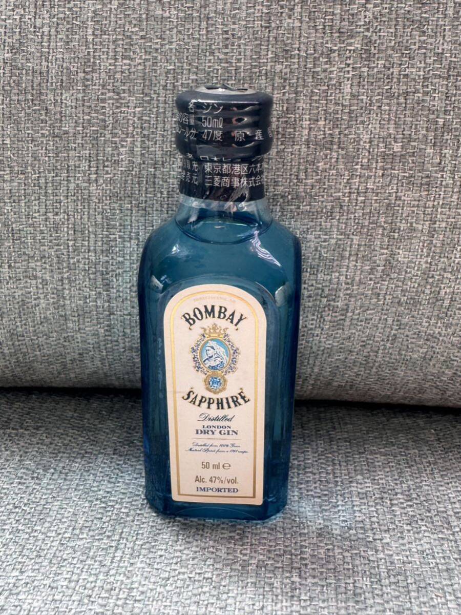 BOMBAY SAPPHIRE サファイア ボンベイ ジン ミニボトル 50ml拍卖