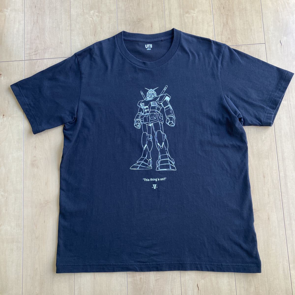 ★即決有★UNIQLO ガンダム Tシャツ ユニクロ 機動戦士ガンダム UT XLサイズ ガンダム Tシャツ ユニクロ ガンダム Tシャツ ブラック 半袖拍卖