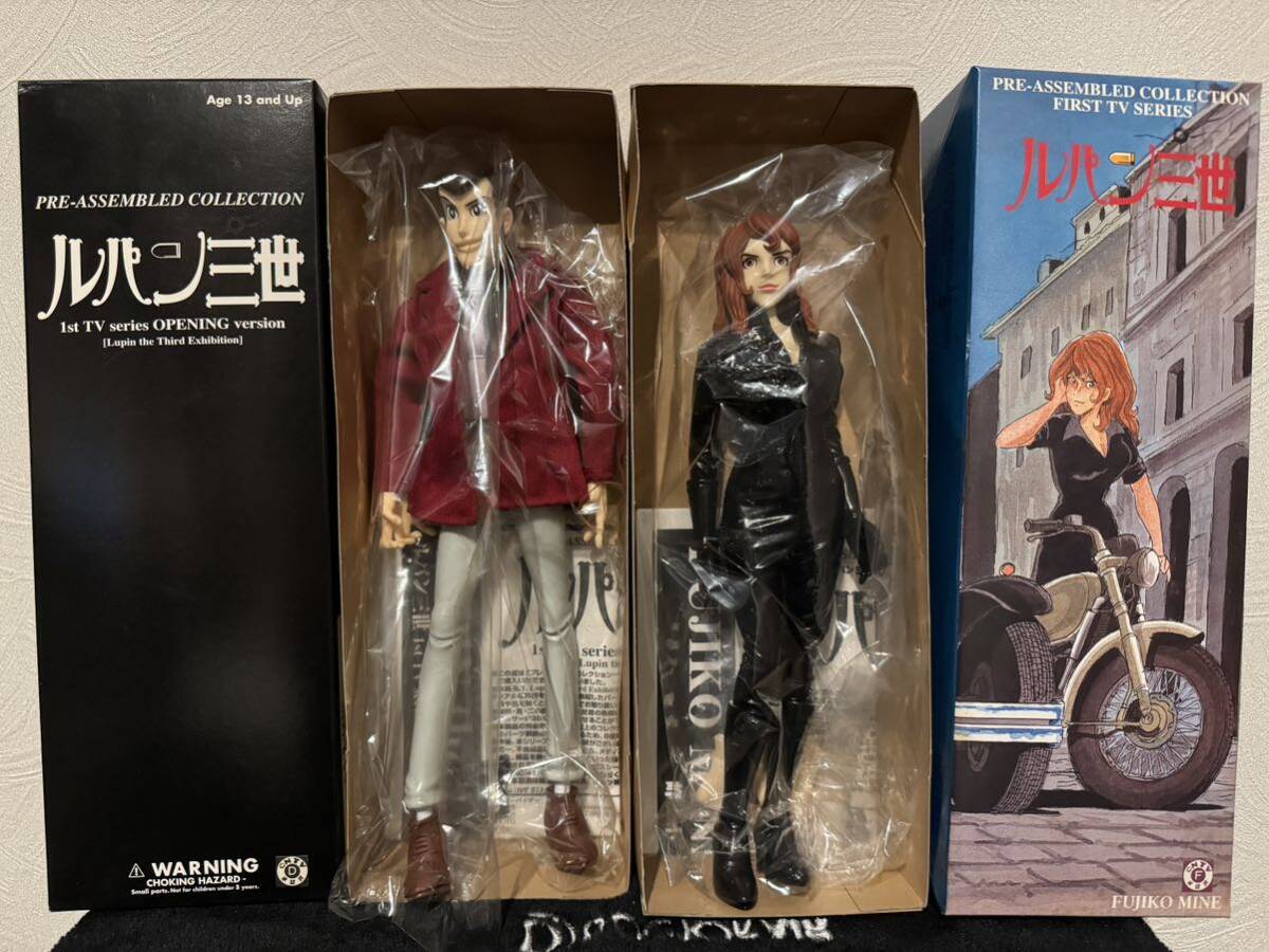レア限定品 メディコムトイ ルパン三世 パルコエキシビジョン限定 1st TV series OPENING version 峯不二子プレアセンブルコレクション2体拍卖
