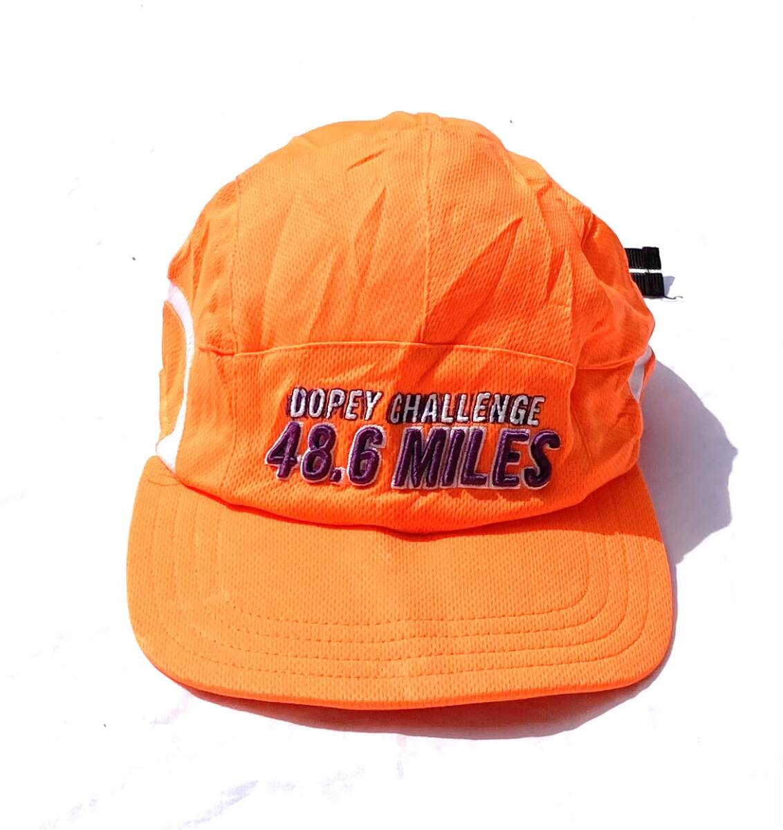 10s DOPEY CHALLENGE 48.6 MILES 2017 キャップ オレンジ ドーピー 白雪姫 DISNEY ミッキーマウス拍卖
