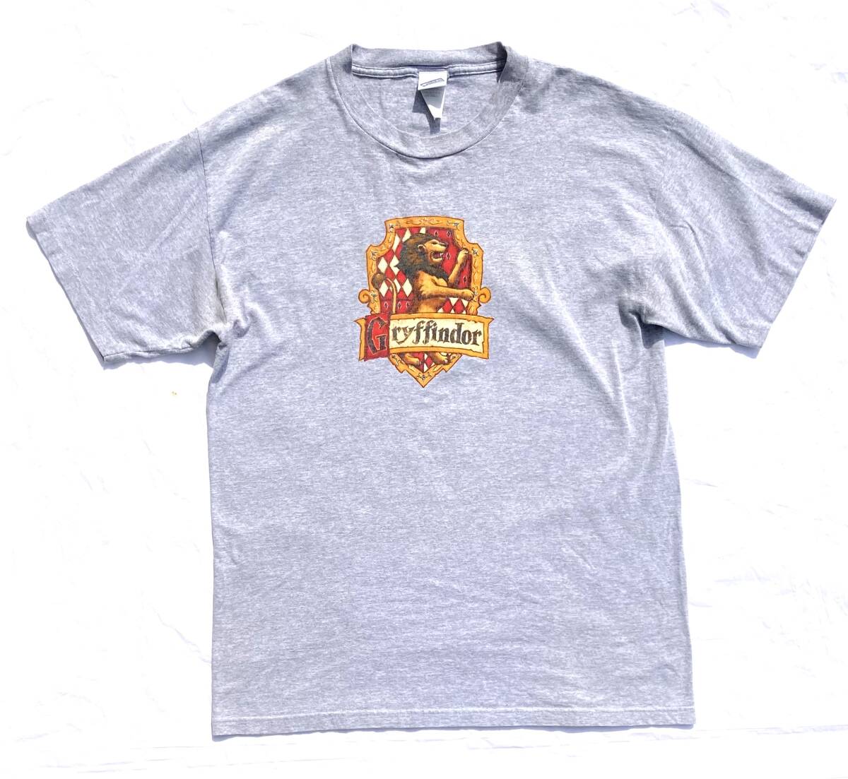2000年 USA製 ハリーポッター Harry Potter グリフィンドール Tシャツ グレー 映画 movie ビンテージ拍卖