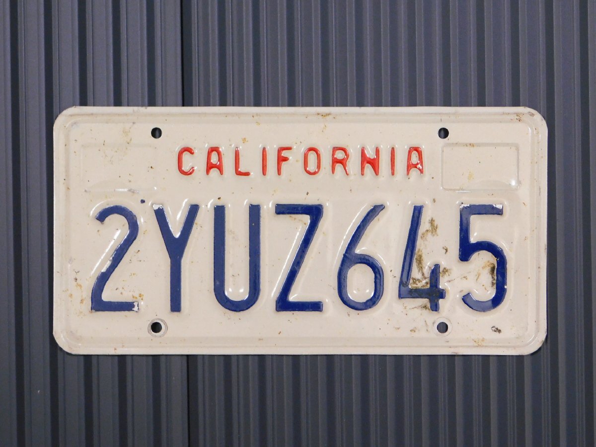 ナンバープレート【カリフォルニア州】アメリカ ヴィンテージ ガレージ 陸運局払い下げ C-25拍卖