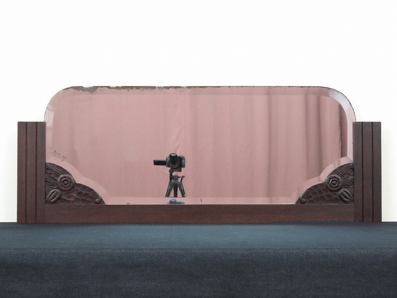 《 アウトレット 》アールデコスタイルのフレーム/枠/仕切り/壁掛け鏡/吊り下げ鏡/店舗什器/インテリア/リフォーム/内装/建材/装飾/AL-2375拍卖