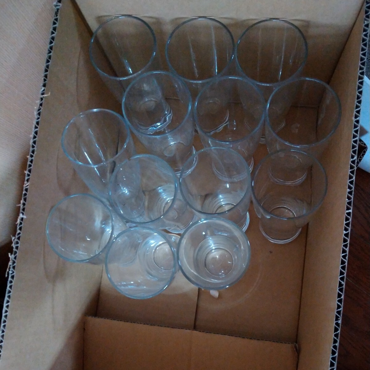 シンプル ガラス グラス 13個 中古拍卖