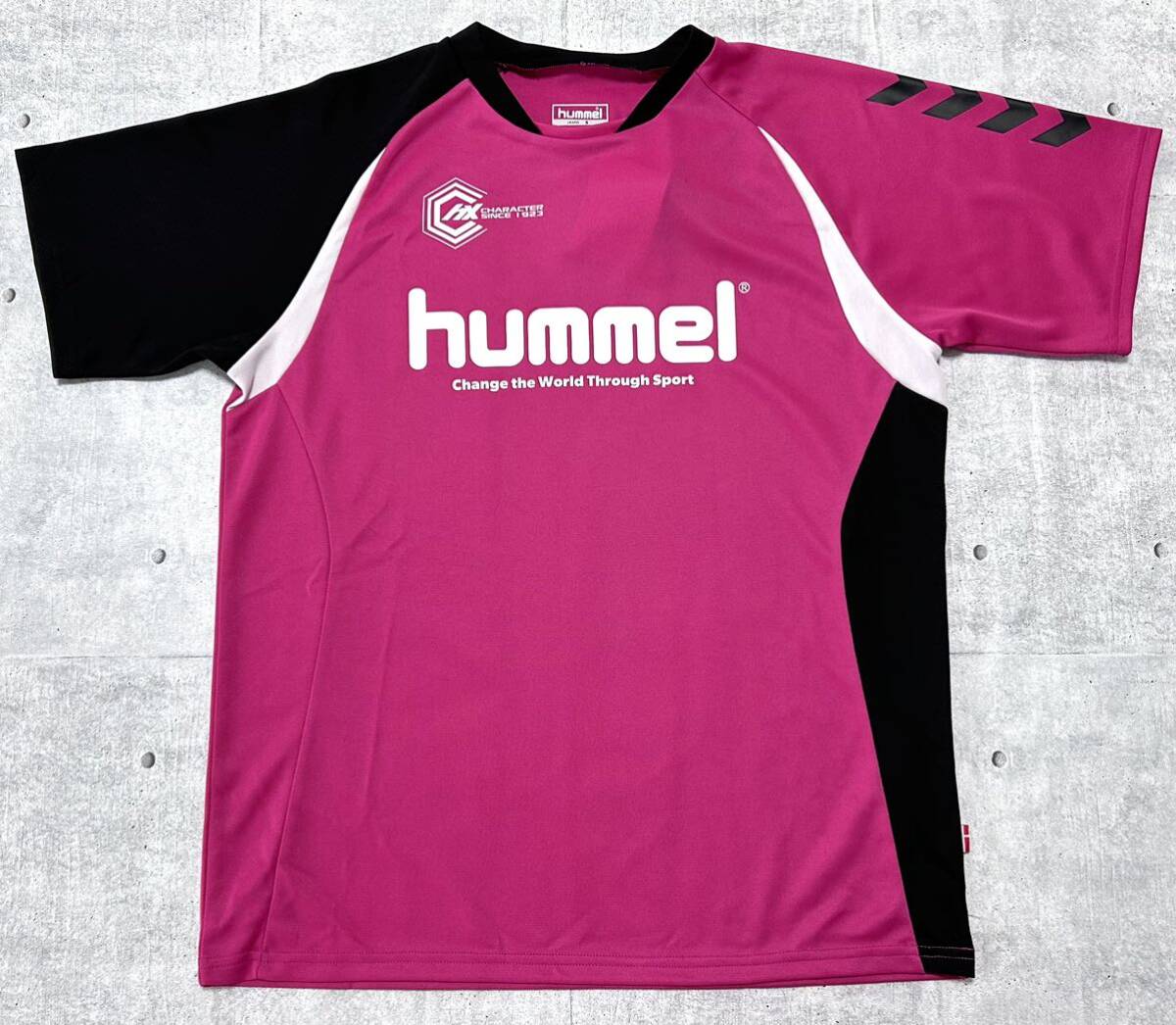 新品 hummel プラクティスシャツ ドライ Tシャツ 半袖 サッカー フットボール トレーニング スポーツウェア ヒュンメル 未使用品 早3787拍卖