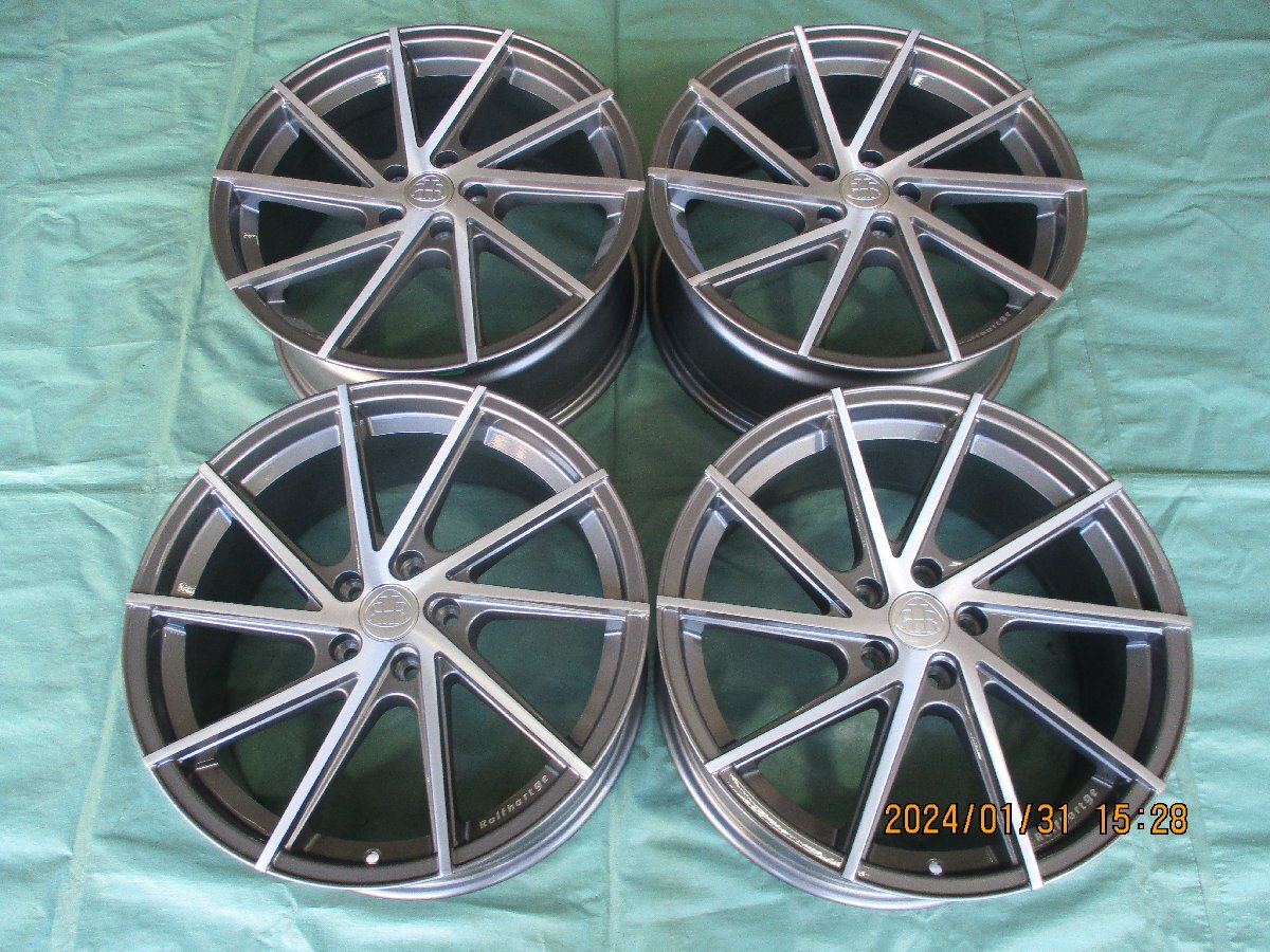 新品 Rolfhartge(ロルフハルトゲ) F10 SB & ミシュラン パイロットスポーツ4 SUV 235/45-21 4本セット トヨタ レクサスNX拍卖
