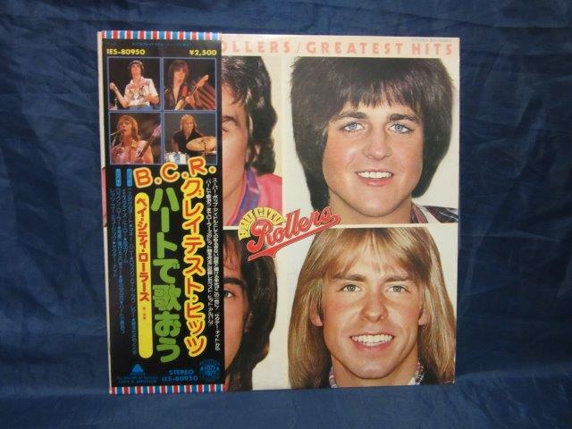 LP763■LPレコード■ベイ・シティ・ローラーズ b.c.r.グレイテスト・ヒッツ/ハートで歌おう IES-80950【中古】拍卖