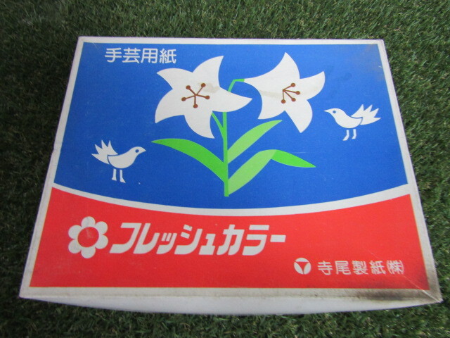 ★フレッシュカラー/手芸用紙/12×20/1袋50枚入/白/青/緑/紫/1箱まとめて★拍卖
