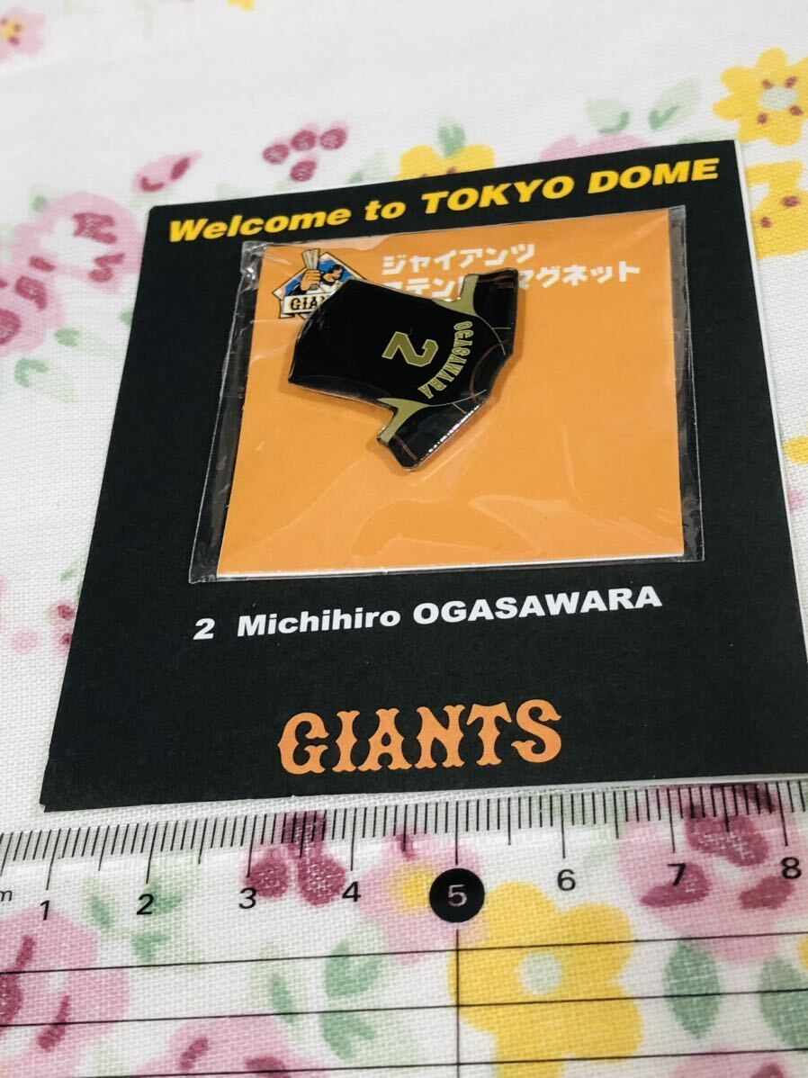 読売ジャイアンツ 巨人 ユニフォームステンレスマグネット 小笠原道大拍卖