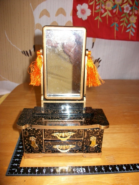 ▲▽ドール小物に 鏡台 花ツタ◆和雑貨△▼拍卖