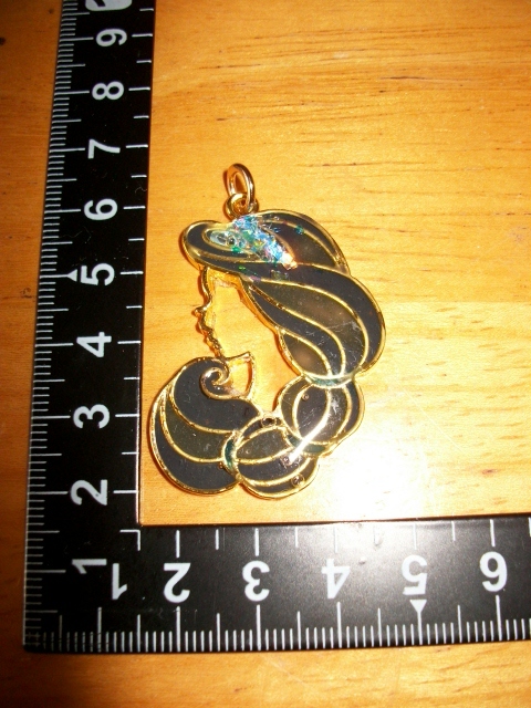 ▲▽アラジン「ジャスミン」イメージ 横顔1◆ストラップ・ペンダント◆ディズニープリンセス レジン ハンドメイド△▼拍卖