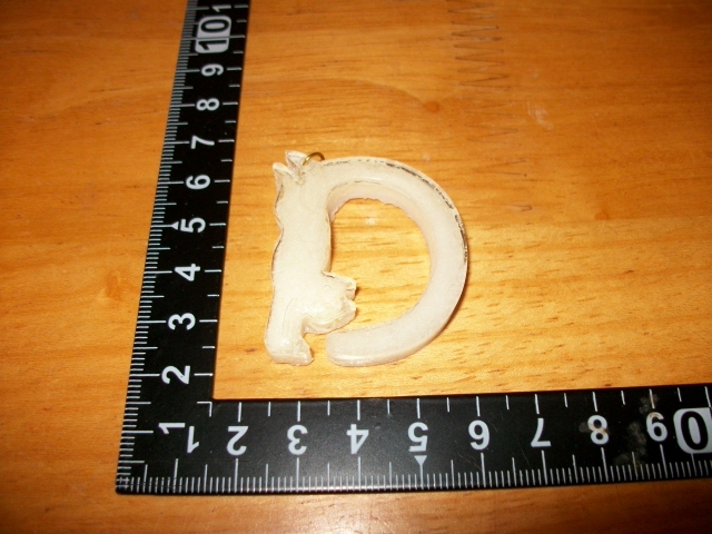 ▲▽猫 アルファベット チャーム D◆ペンダント ストラップ◆蓄光 レジン ハンドメイド△▼拍卖