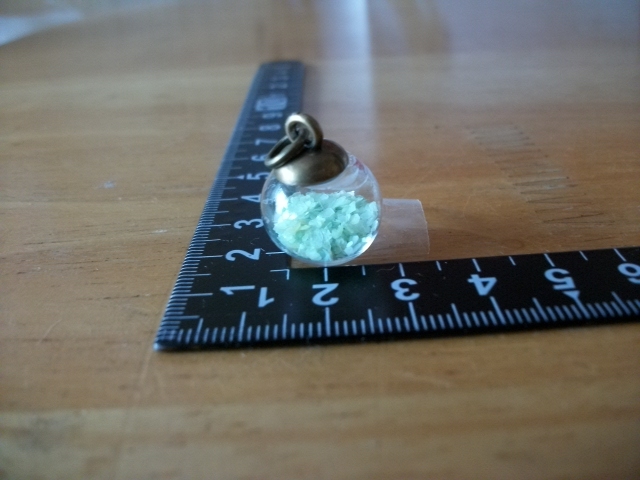 ▲▽誕生石風 ガラスドーム チャーム◆10月 オパール△▼拍卖