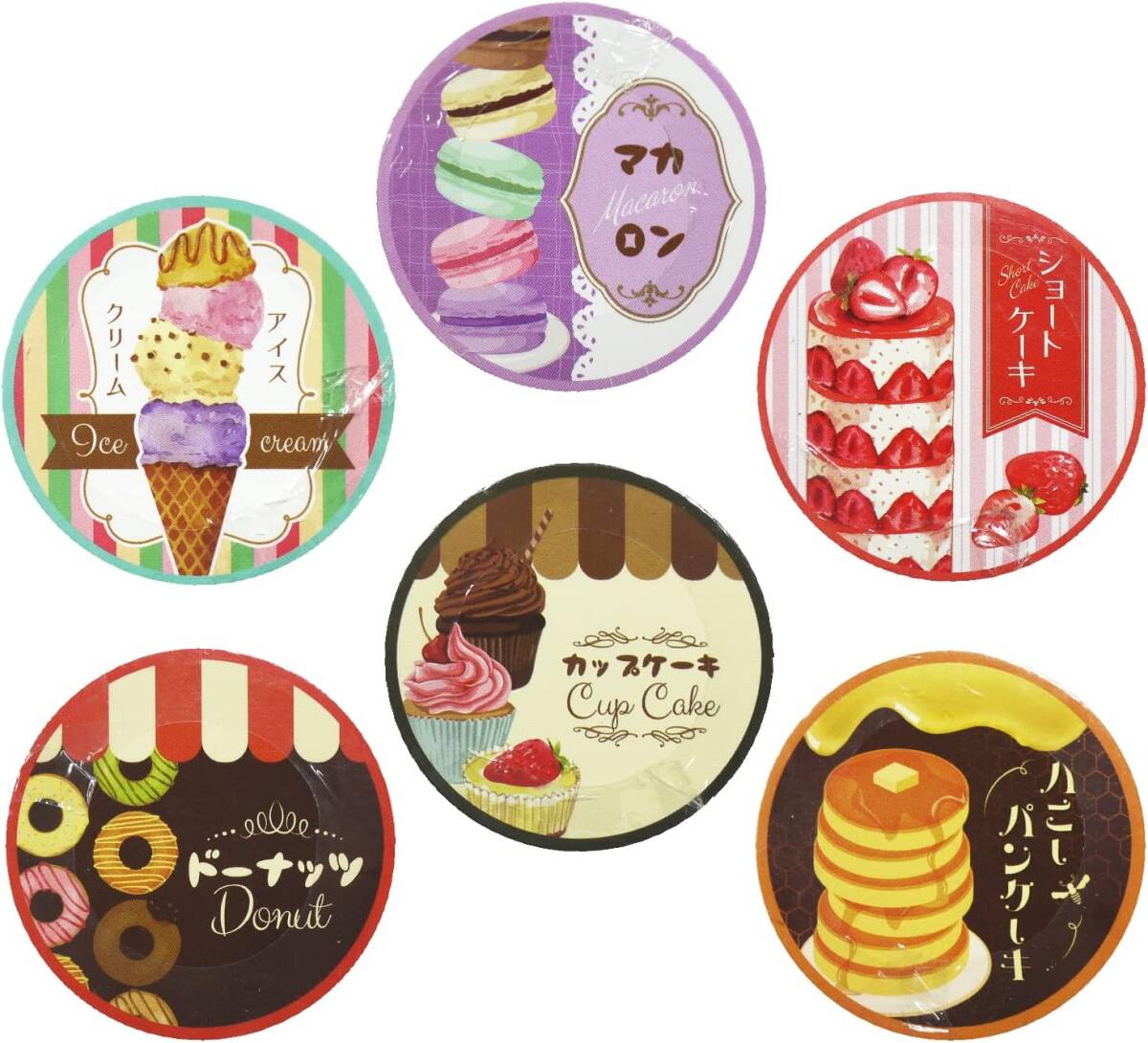 スウィート スイーツ マステ マスキングテープ 6柄 各1個セット拍卖