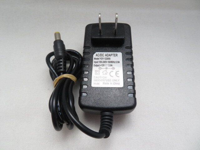 AD33889★メーカー不明★ACアダプター★YGY-122000★保証付!即決!拍卖