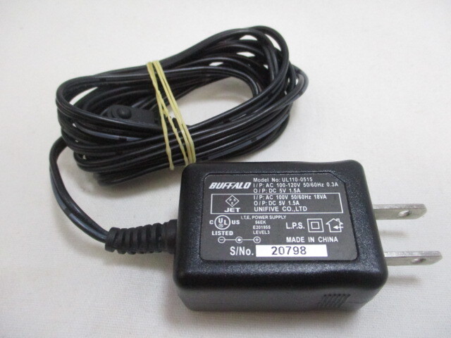AD34189★バッファロー BUFFALO★ACアダプター★UL110-0515★保証付!即決!拍卖