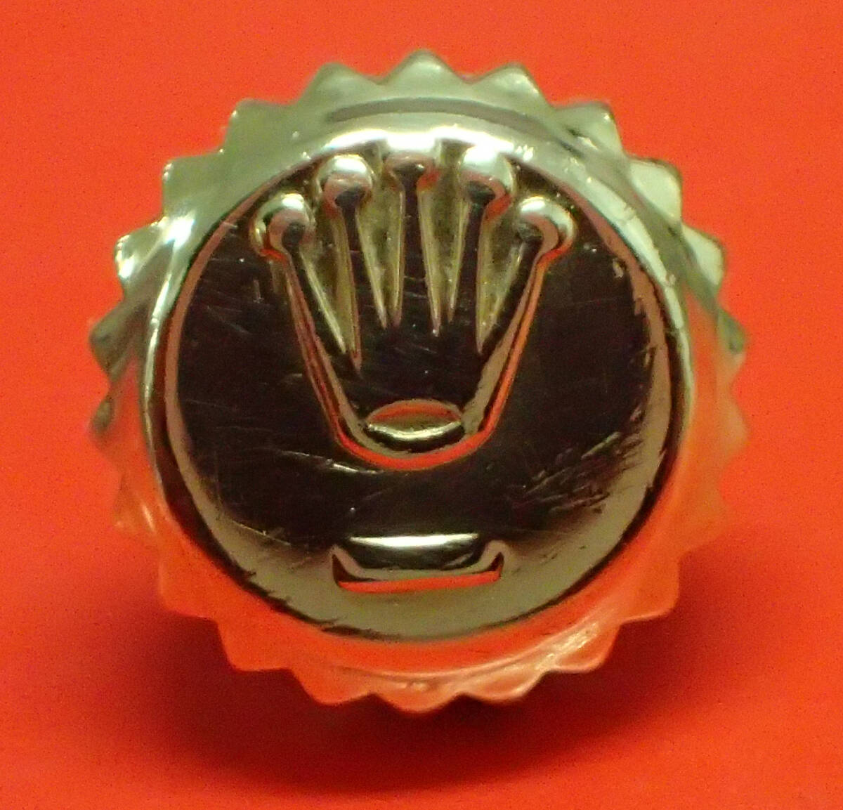 ROLEX ロレックス 純正 600-8 金 リューズ 竜頭 6mm デイトジャスト デイト 1600 1601 1625/3 1803 16013 16018 16253 16258 18038【19】拍卖