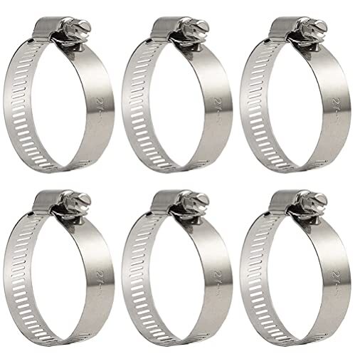 YFFSFDC ホースバンド 304ステンレス ホースクリップ Φ27-51mm対応 調整可能 強力固定 手締めホースバ拍卖