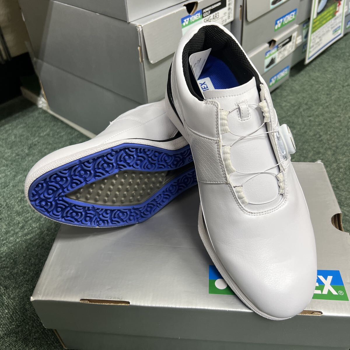 ★新品未使用品 ヨネックス ゴルフシューズ パワークッションエアラスゴルフ3 26cm拍卖