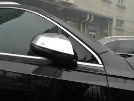 高品格♪ サテンシルバー ドアミラー カバー アウディ Q5 2.0TFSI 40TDI 45TFSI クワトロ Sライン ブラックエディション FY 系拍卖