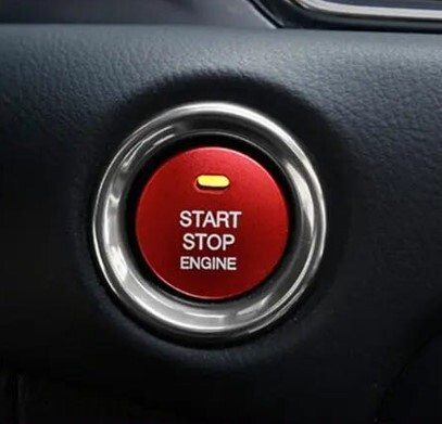 デザイン性UP♪ マツダ レッド エンジン スターター スイッチ カバー デミオ 13C 13S 15C 15Sツーリング XD XDツーリング 15MB DJ 系拍卖