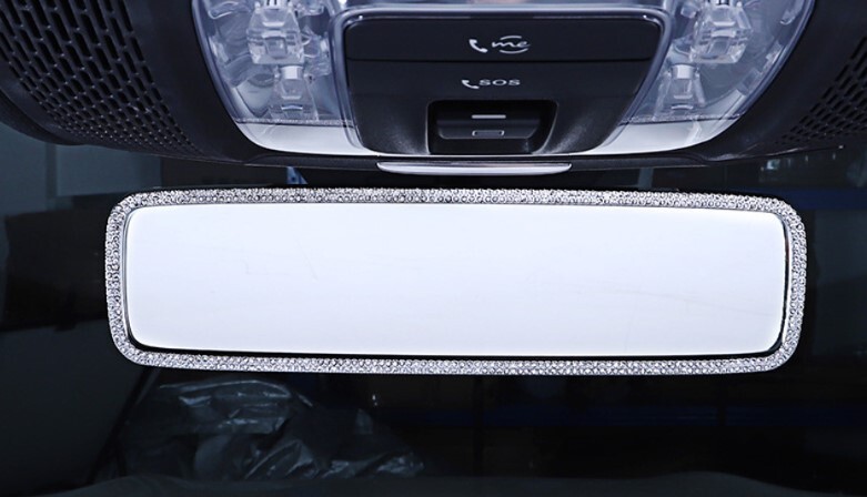 ラグジュアリー♪ メルセデス ベンツ スワロフスキー ルームミラー カバー H247 GLA180 GLA200d GLA35 GLA45 AMGライン GLAクラス拍卖