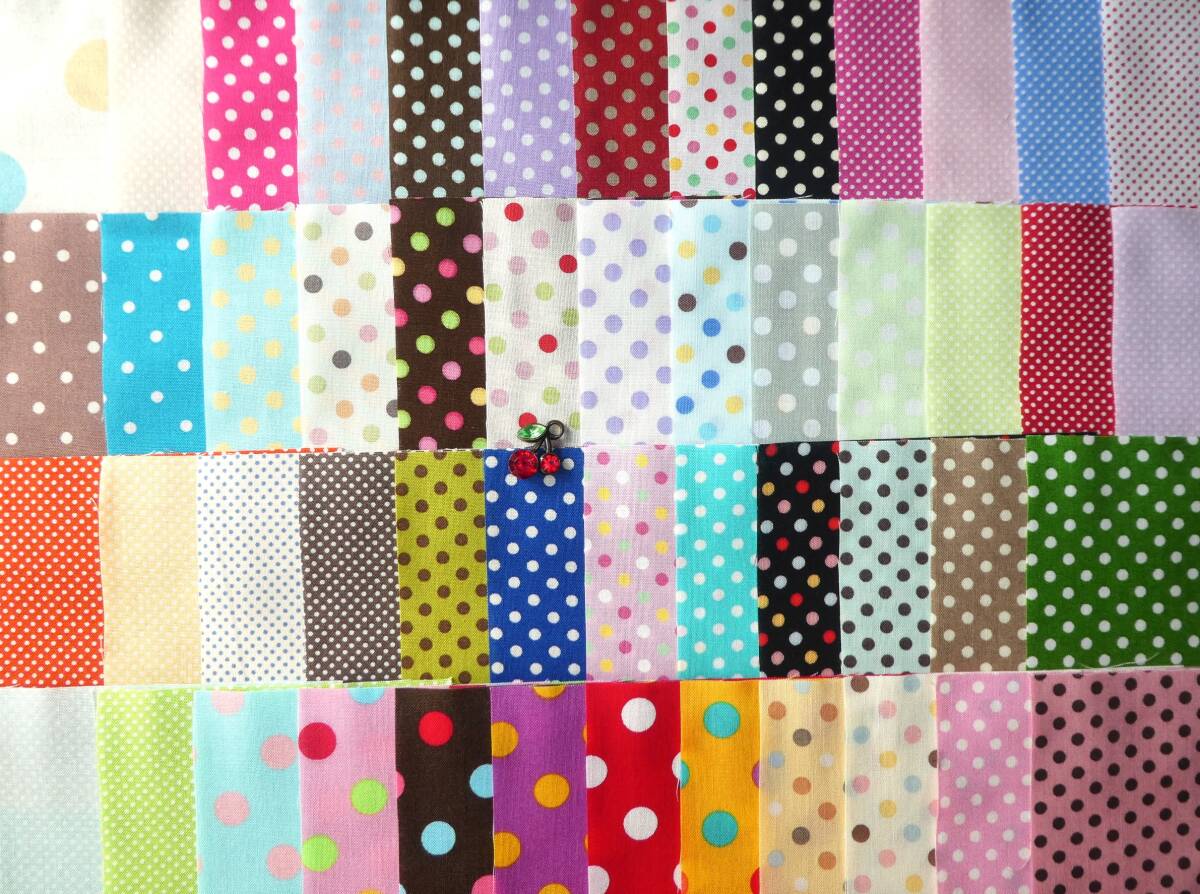 即決★レアレトロポップドットカットクロスセットa★ルシアン30’s復刻水玉フェリシモ拍卖