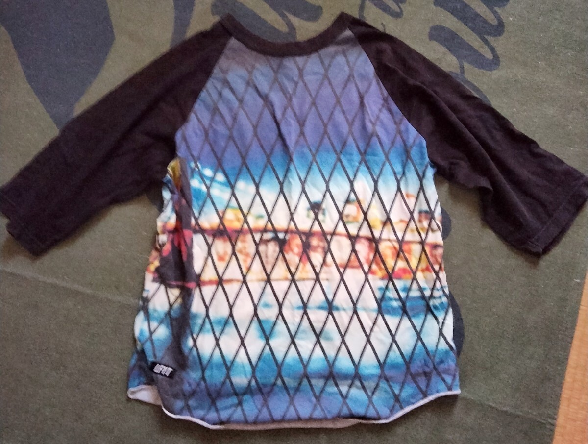 ラファイエット lafayette Tシャツ カットソー プリント 転写 グラフィック マルチカラー Lサイズ 半袖拍卖