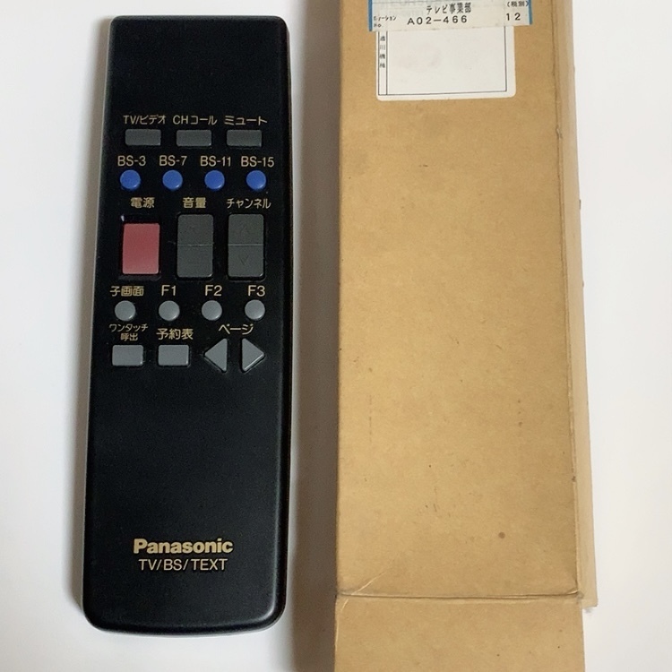 送料無料 即決 未使用★Panasonic パナソニック EUR50530★テレビ TH-29TS1用 リモコン拍卖