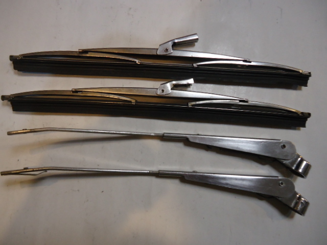 昭和40~50年代物 車種不明 ワイパー アーム ブレード 中古品 トヨタ トヨペット ダットサン プリンス オート三輪 当時物.拍卖