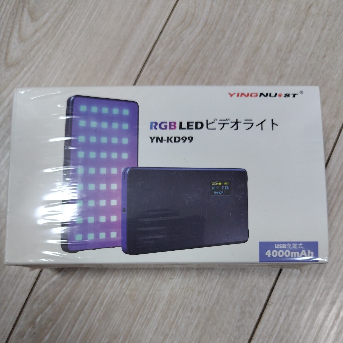RGB LED ビデオライト 4000mAh YN-KD99拍卖