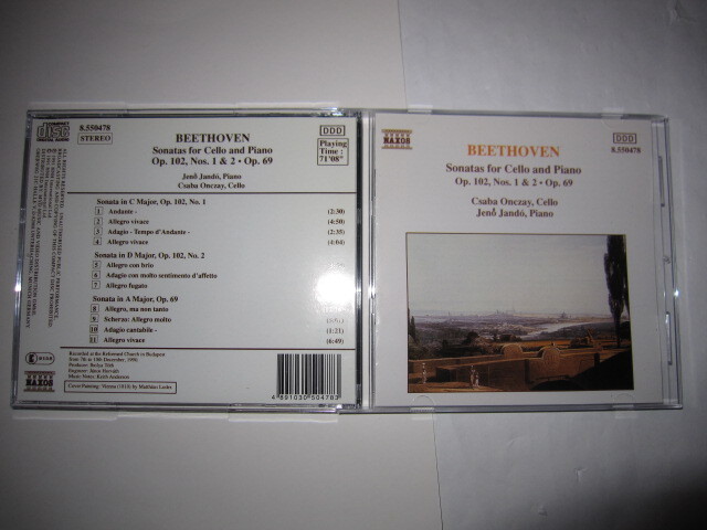 ベートーヴェン:チェロ・ソナタ全集(2枚組) オンツァイ,ヤンドー NAXOS拍卖