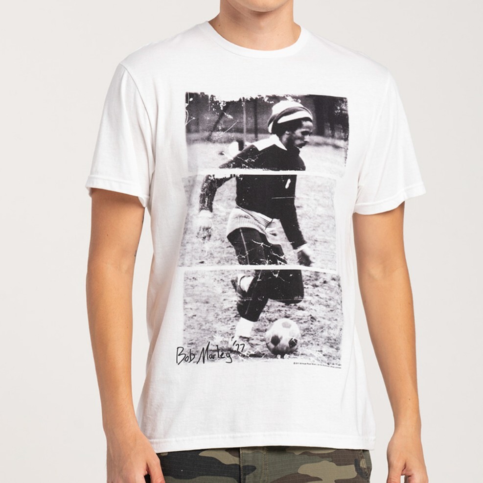 【L】ZION ROOTWEAR ザイオンルーツウェア サッカー77 Tシャツ MARLEY SOCCER 77 MENS T-SHIRT/ホワイト拍卖