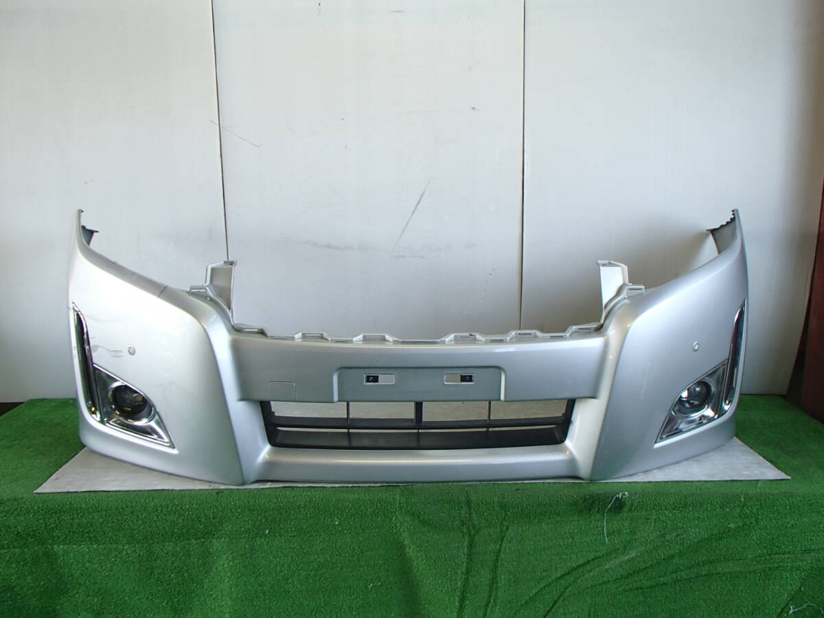 E52 前期 エルグランド ハイウェイスター HWS 純正 フロントバンパー ソナー フォグ K23 ブリリアントシルバーM 62022-1JB0H 24-685拍卖