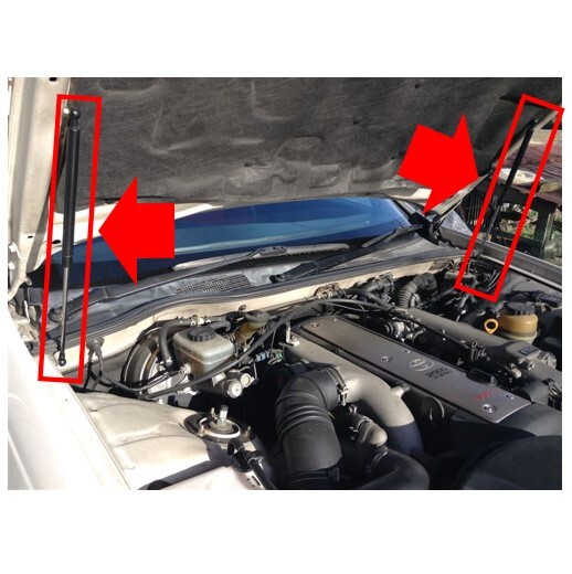 ◆新品 未使用 純正部品 トヨタ マークII 前期 ボンネットダンパー フードダンパー 2個セット チェイサー TOYOTA リフレッシュ パーツ◆拍卖