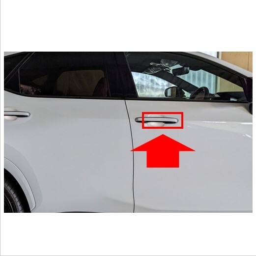 ◆新品 未使用 純正部品 レクサス NX ハイブリッド フロント アウトサイドドアハンドル 左右セット ドレスアップ カスタム パーツ LEXUS◆拍卖