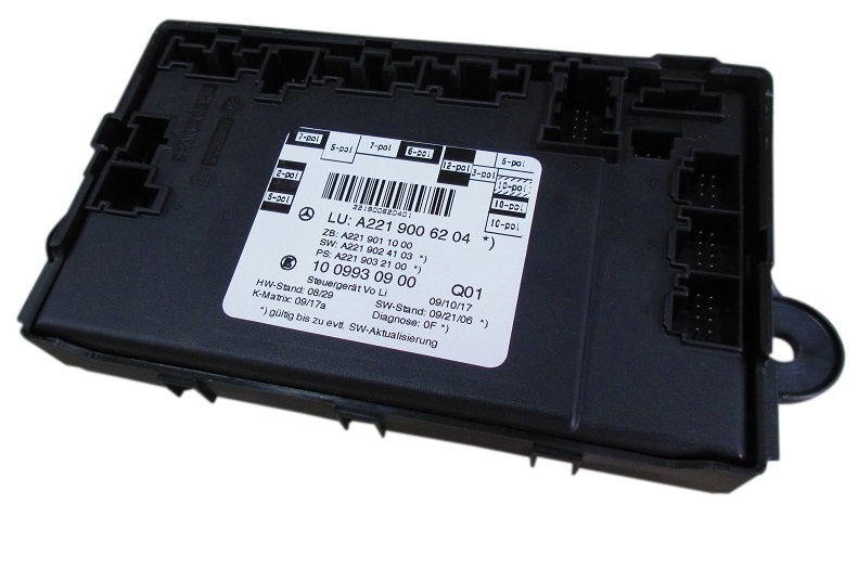 正規純正品 ベンツ ドア コントロールユニット 左前 Sクラス W221 左 フロント 2219008503 2219006204 221-900-6204 ユニット拍卖