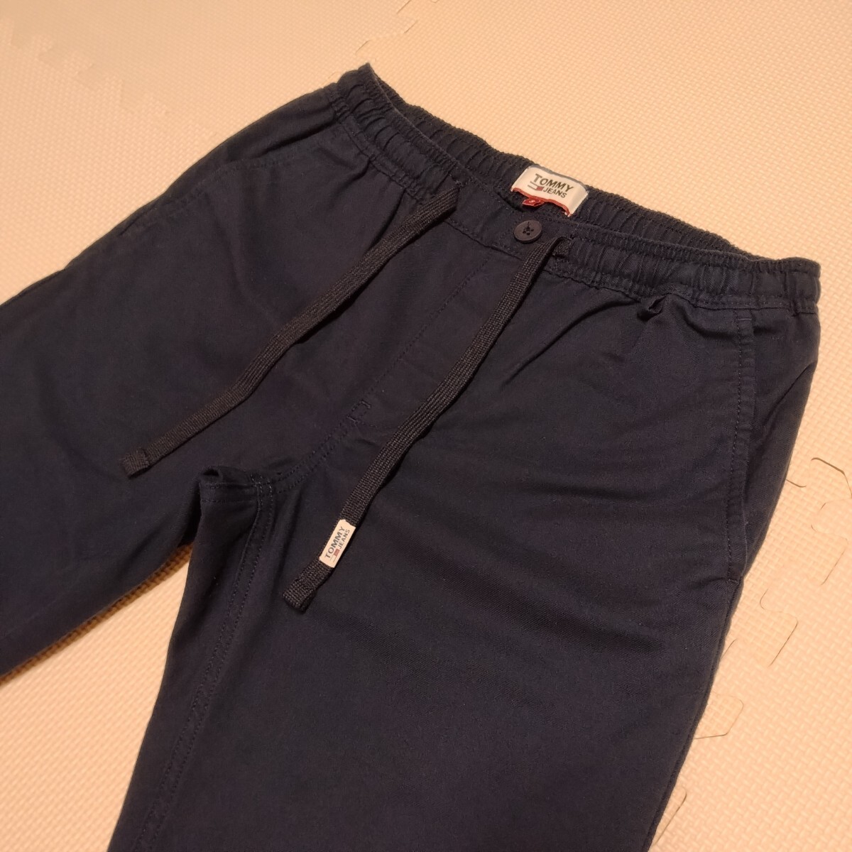 TOMMY JEANS SCANTON イージーパンツ ストレッチ トミー ヒルフィガー トミージーンズ 濃紺 S拍卖