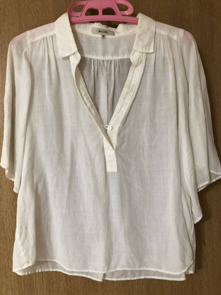 トゥモローランド ボルジー リネンシャツ ブラウス 麻 シャツ拍卖