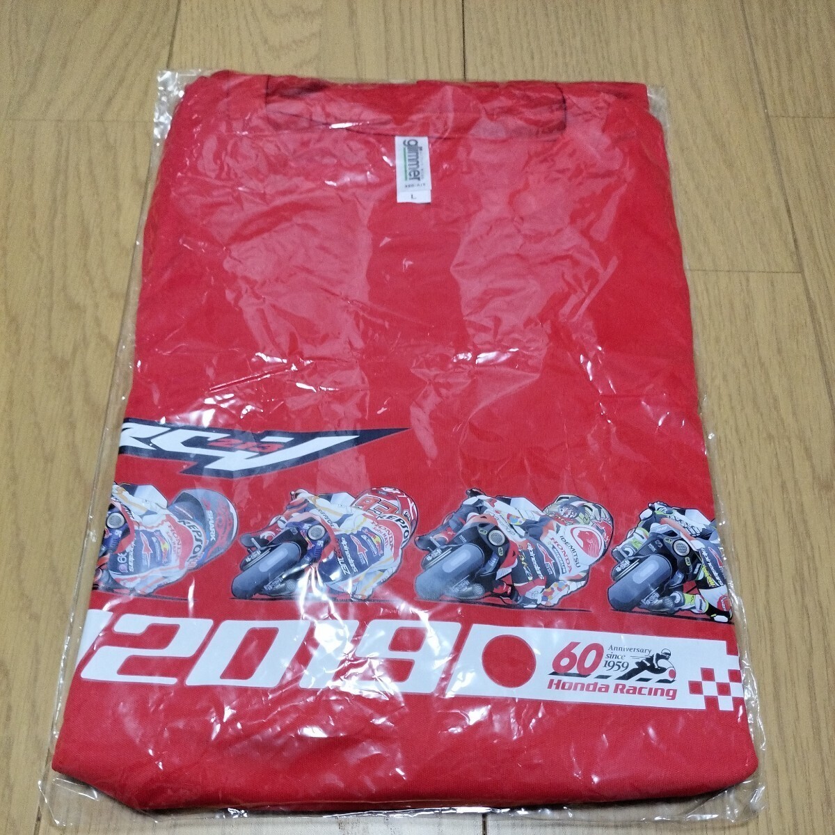 ▼ ホンダレーシング≪シャツ 1枚≫表記サイズ:L 60周年 2019 HONDA Racing ホンダ HRC拍卖