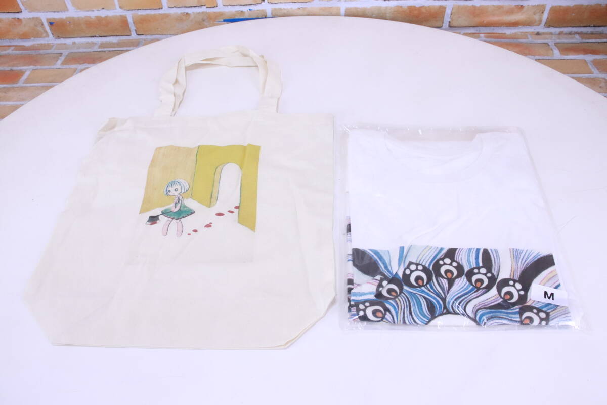 未使用! 劇団イヌカレー プリントTシャツ DALUC Mサイズ 綿100% & トートバック 未使用長期保管品■(F2398)拍卖