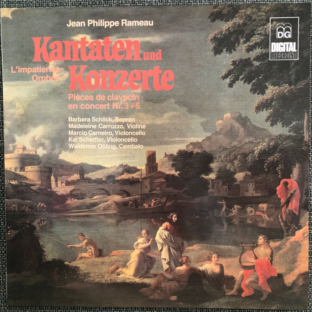 LPレコード J.P.Rameau Kantaten und Konzerte G-1131 海外版 レトロ ヴィンテージ拍卖