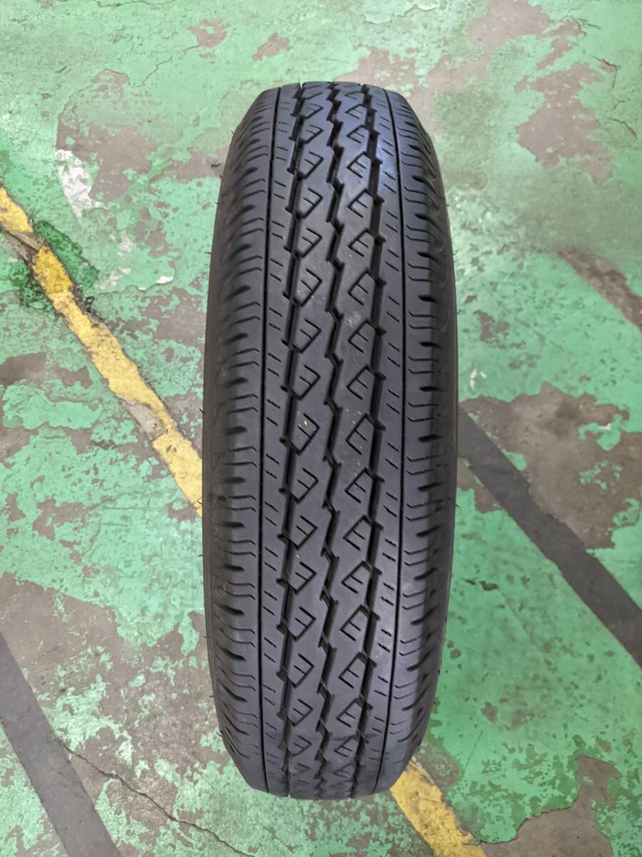 155/80R14 88/86N LT 1本 (BS V600) 中古タイヤ 拍卖