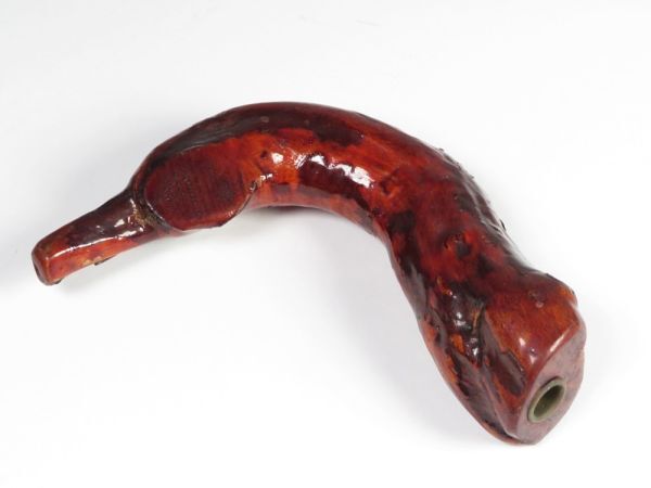 【7563】明治時代 堤物 天然木 パイプ(初品・買取品)拍卖